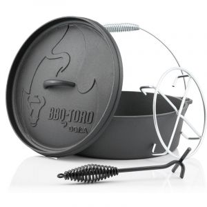 Dutch Oven DO12AX, 10,7 l Cocotte Alpha en fonte, marmite en fonte - Bbq-toro
