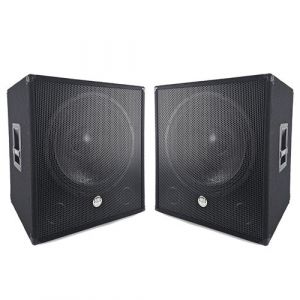 Bm sonic Caisson de basse Subwoofer 18" passif BMS-SUB18-P - 1000W Max - Boomer 46cm - Speakon + Jack 6,3 mm + fiche Bananes