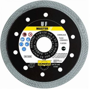SAMEDIA Disque diamant&eacute; pour carrelage et c&eacute;ramique - UF Master - 230 x 22.23 mm