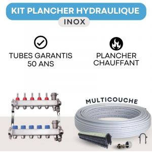 RWC Kit plancher chauffant hydraulique JG Underfloor Multicouche 50 m²