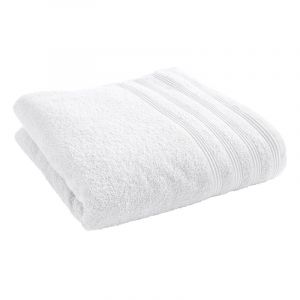Univers décor Coton Pur - Drap de Douche Spa neige