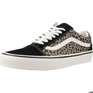 Vans Old Skool Black/Leopard - Chaussures pour fille - noir - EU 38,5 - Textile, Leather/Textile/Caoutchouc