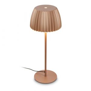 BRILONER - Lampe de table LED à intensité variable, blanc chaud, bord lumineux, chevet, bureau, salon à poser, lampe à poser, table salon, 14,3x36 cm, coffee