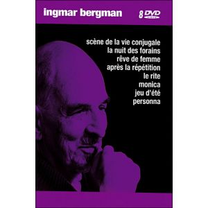 Coffret Ingmar Bergman violet 8 DVD : scene de la vie conjugale / la nuit des forrains / reve de femme / apres la repetition /