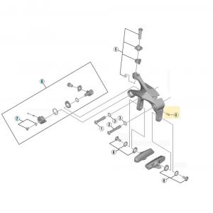 Shimano Br-r9110 One Size Black - Black - Taille One Size