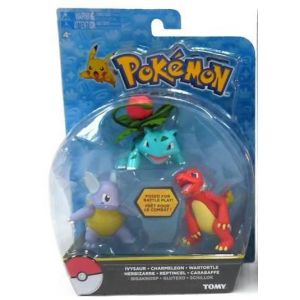 Tomy Pack 3 figurines de combat Pokémon