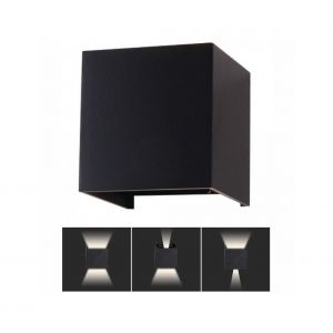 V-TAC Lampe murale à led 218530 vt-759-12-n - ip65 11w 4000k-noir