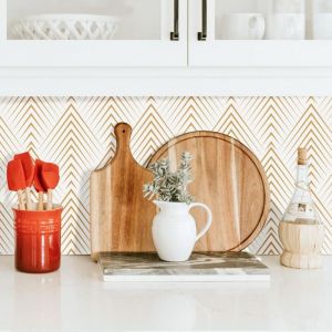 Stickerdecofr - Cr&eacute;dence Adh&eacute;sive Luxe G&eacute;om&eacute;trique 200 x 60 cm