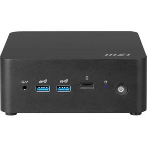 MSI Cubi NUC 1MG-023DE Mini PC Intel Core 3 8 Go 256 Go Windows 11 Pro Noir