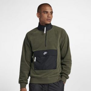 Nike Haut à demi-zip Sportswear pour Homme - Vert - Taille XL
