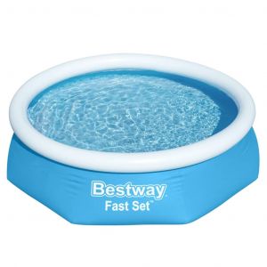 Image de Bestway Piscine ronde Fast Set 244x61 cm Bleu