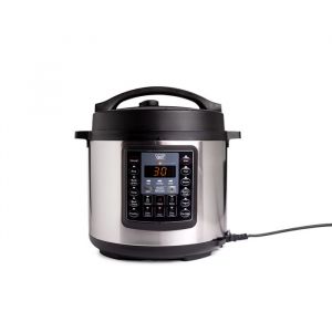QLT 7-in-1 Multicooker et autocuiseur jusqu'à 6 fois plus rapide - Autocuiseur électrique - Instant Pot avec minuterie - Jusqu'à 70% d'économie d'énergie - 6 litres