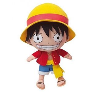 Image de Jemini 022621 - Peluche super déformable One Piece Bean Bag Luffy