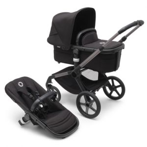 Bugaboo Poussette fox 5 complète graphite - nuit noir (midnight black)