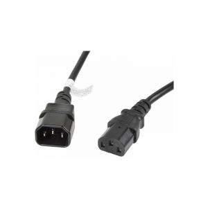 CABLE ALARGADOR LANBERG ALIMENTACION CPU IEC320 C13 H/IEC320 C14 M VDE 3M
