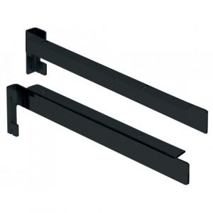 Paire de consoles 35 cm Clarence - pour fixation murale - ajustable 40/60 mm BOHNACKER
