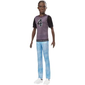 Mattel Barbie - Poupée Ken Fashionistas 130 - T-shirt Los Angeles 4