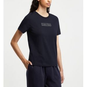 Calvin Klein T-shirt d'intérieur coton bio Bleu - Couleur Bleu - Taille L