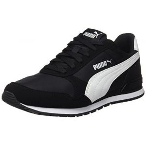 Image de Puma St Runner V2 NL, Chaussures de Cross Mixte Adulte, Noir Black White, 44.5 EU