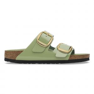 Birkenstock Sandales femme Arizona Big Buckle Natural Leather Patent
