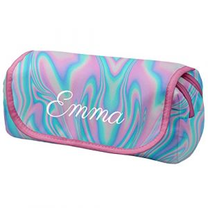 Trousse Scolaire Personnalisée Plumier à 2 Compartiments – Pochette Multifonction Trousse à Stylo Holo