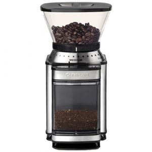 Cuisinart Moulin à café pour la maison | 4-18 tasses | 18 réglages de mouture | Différentes intensités d'infusion - espresso, infusion à froid, latte, cappuccino | lavable au lave-vais
