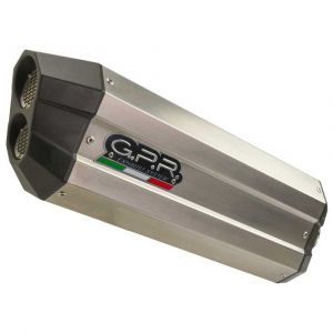 Image de Gpr Exhaust Systems Silencieux à Enfiler En Titane Sonic Homologué V-strom 1050 Xt 20-21 Euro 5 One Size Silver / Matt Black