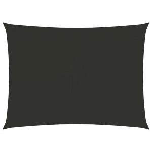 Voile d'ombrage parasol tissu oxford rectangulaire 2,5 x 4 m anthracite 02_0009563