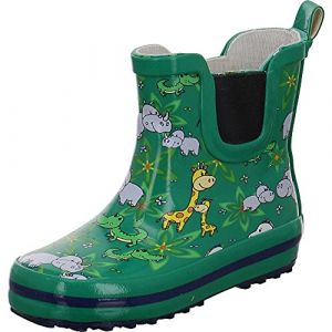 Beck Bottes en caoutchouc Zoo green - Taille 28