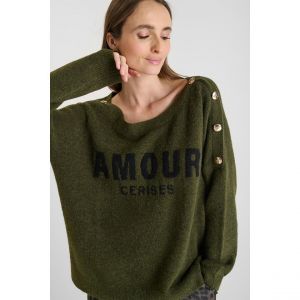 Le Temps des Cerises Pull manches longues femme Galli