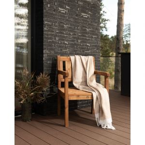 Petit banc de jardin bois – brun