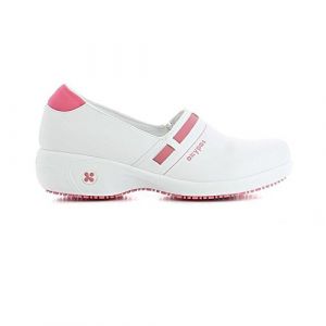Oxypas Chaussure de travail Lucia ESD SRC Rose/Blanc 37