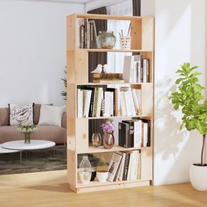 VidaXL Bibliothèque/Séparateur de pièce 80x25x163,5 cm Pin solide