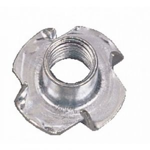 Plombelec Viswood - 100 écrous à griffes ø 6mm zingué Gris