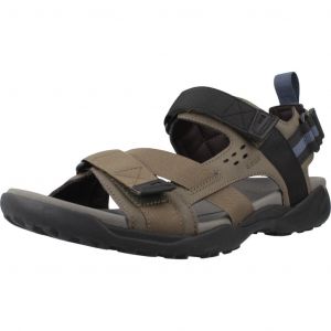 Geox Homme U TERRENO + Grip B Sandale de Sport, Military, 43 EU