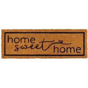 Wadiga Paillasson coco long étroit Home sweet home 75x25x1.5cm