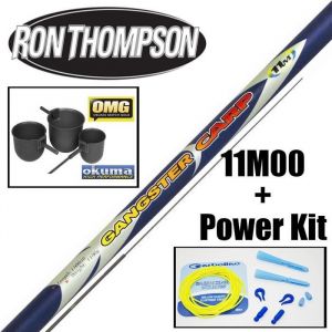 Image de Ron Thompson Gangster Carp - Pack Canne Coup Carpe Gangster Carp 11M00 + Elastique + Coupelle