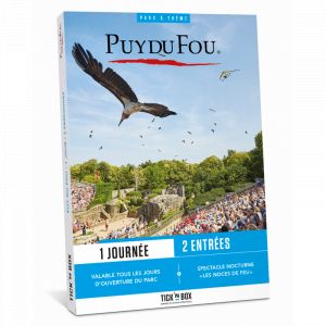 Wonderbox Tick’nBox – Coffret Cadeau Parc PUY du Fou – entrées 1 journée pour 2 Adultes & accès au Spectacle Nocturne « Les Noces de Feu »