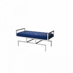 Banc banquette polyester et acier DKD Home Decor