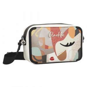 Anekke - Sac bandouli&egrave;re trotteur "Eikon" - 24 x 15 x 8 cm - Multicolore