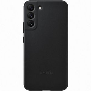 Image de Samsung Coque S22+ Cuir noir