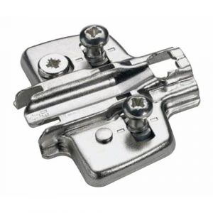 Hettich Embase avec réglage par excentrique avec vis Euro prémontées diam 5 x 8 mm distance 1,5 mm