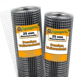 50 m x 1 m grillage pour volière, grille métallique, grillage soudé, grillage noué, clôture en fil de fer