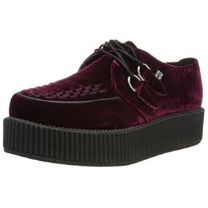 TUK Derbies VIVA HI rouge - Taille 36,37,41