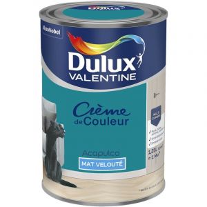 Dulux Valentine Peinture Cr&egrave;me De Couleur Mat Acapulco 1,25 l Acapulco