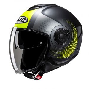 HJC Casque jet i40N Pyle MC21 blanc/bleu/rouge- L