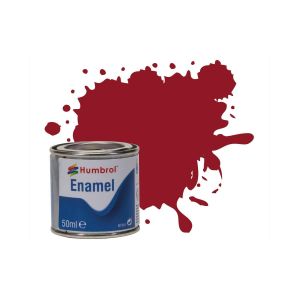 Humbrol Peinture N&deg;20 Rouge cramoisi - Brillant : Enamel : 50 ml