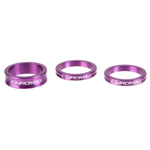 Chromag Kit d'entretoise - Violet - 1.1/8", Violet