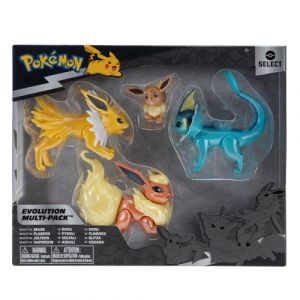 Bandai Pack 3 Figurines Pokémon Evolution Evoli