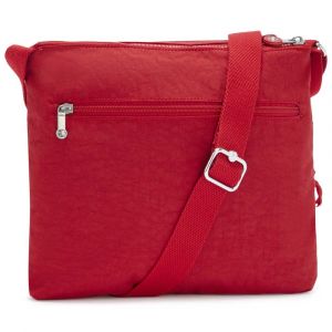 Image de Kipling Basic Eyes Wide Open Alvar Medium Shoulderbag Red Rouge [135299] - sac à épaule bandoulière sacoche